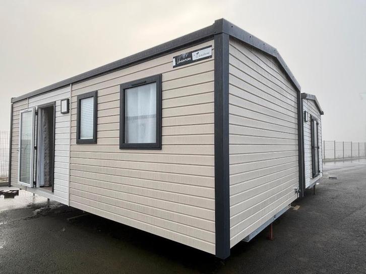Nieuwe Stacaravan Océane - 2 slaapkamers - 740x400cm, Caravans en Kamperen, Stacaravans, tot en met 2, Ophalen