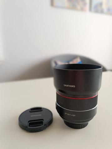 Samyang AF 85 mm f/1,4 EF, Enlèvement, Lentille standard