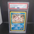 Misty's Goldeen 1st Edition Gym Heroes PSA 8, Ophalen of Verzenden, Zo goed als nieuw