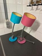 Set van 2 buigbare nachtlampen - roze en blauw, Ophalen, Gebruikt