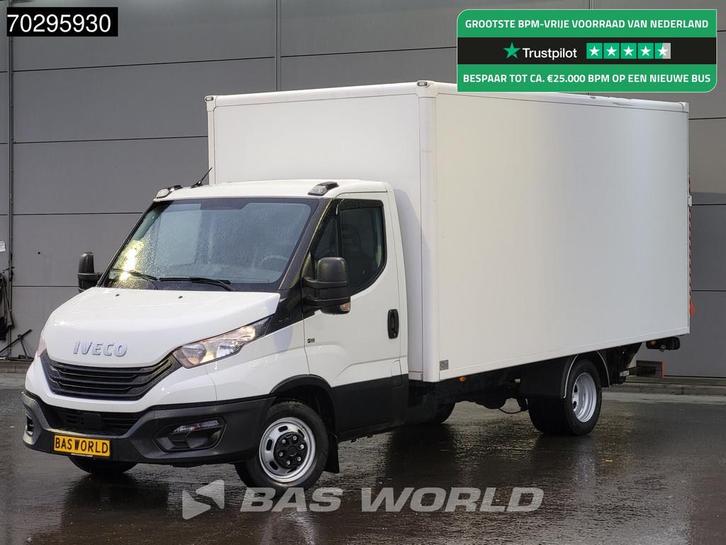 Iveco Daily 35C16 Laadklep Dubbellucht Bakwagen 160PK Airco, Auto's, Bestelwagens en Lichte vracht, Bedrijf, Te koop, Airconditioning