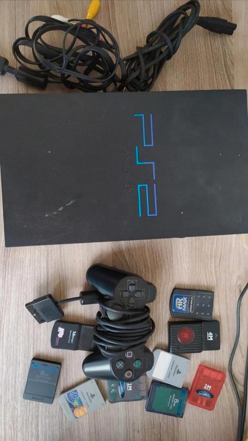 Console PS2 + cartes mémoires, Games en Spelcomputers, Spelcomputers | Sony PlayStation 2, Gebruikt, Ophalen