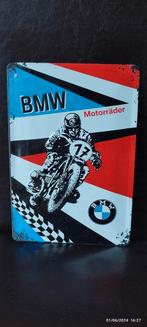 Plaque en métal moto BMW ., Comme neuf, Motos, Enlèvement ou Envoi