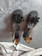 Sandalen zwart maat 38 in goede staat., Ophalen, Zwart, Sandalen of Muiltjes, Gedragen