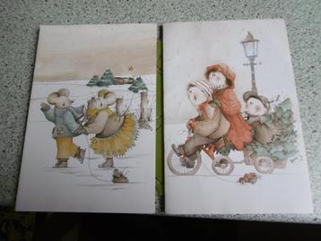  vintage nieuwjaarsbrieven, 4 stuks jaren 2000 beschikbaar voor biedingen