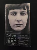 R. Louf - Zwijgen is voor daders, Boeken, Ophalen of Verzenden, Zo goed als nieuw, R. Louf