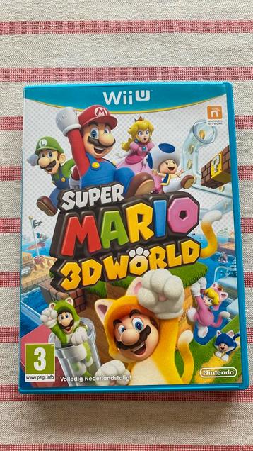 Super Mario 3D World, Wii U, Games en Spelcomputers, Zo goed als nieuw, Ophalen, Avontuur en Actie, 3 spelers of meer