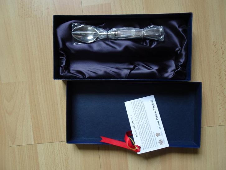 TITANIC replica koffielepel GESIGNEERD!, Verzamelen, Retro, Ophalen