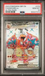 Pokémon : Charizard ex - OBF - 215/197 - PSA 10, Ophalen of Verzenden, Nieuw, Losse kaart, Foil