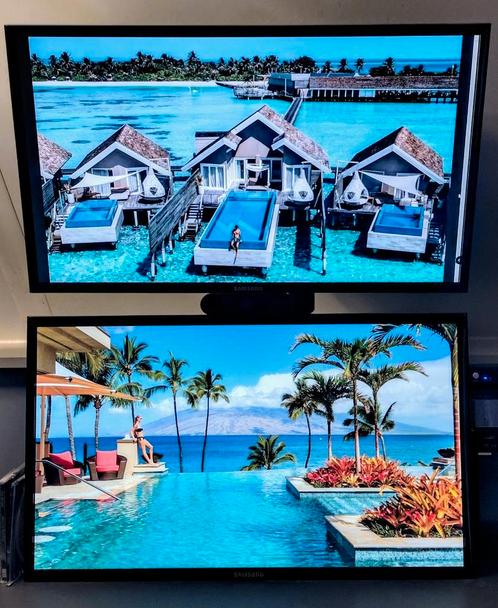 2* Samsung 24" HD led monitor plus stevige monitor stand, Computers en Software, Monitoren, Zo goed als nieuw, LED, HD, Ophalen
