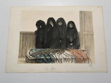 Lithografieën ‘la guerre’ van Théophile Steinlen beschikbaar voor biedingen