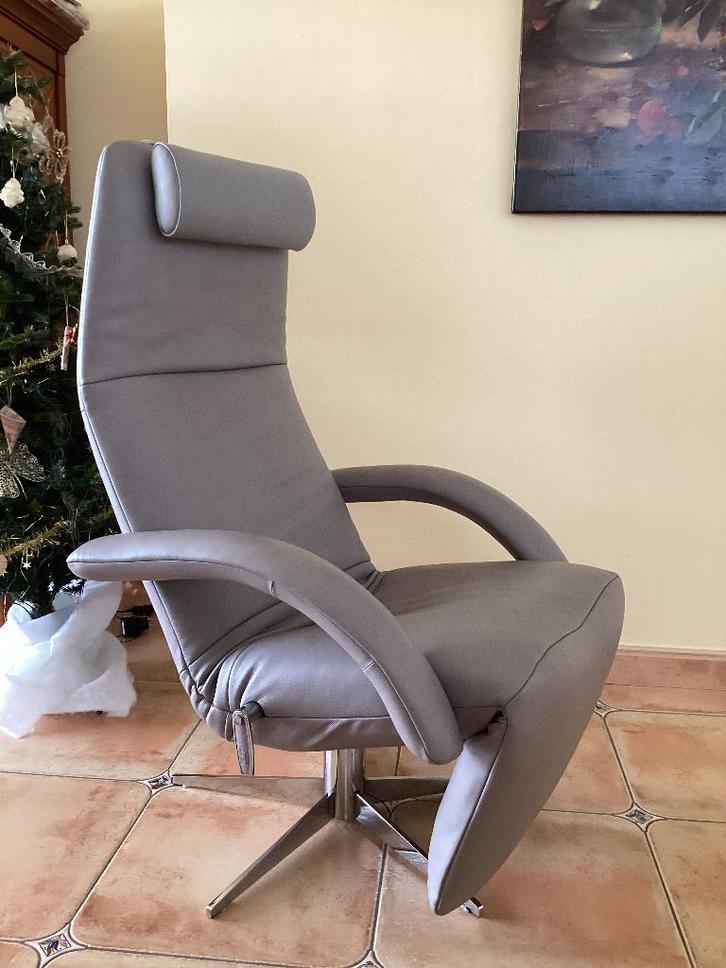 Recente Jori relax Yoga+nekkussen(showroomstaat, Huis en Inrichting, Fauteuils, Zo goed als nieuw, Leer, Ophalen