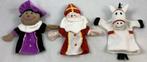 Sinterklaas handpoppen set stof Zwarte Piet Ozosnel Sint, Diversen, Verzenden, Zo goed als nieuw