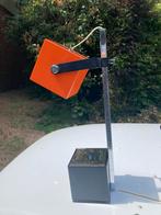 Vintage 1960s modern desk light -orange bureaulamp ,, Ophalen, Zo goed als nieuw