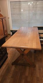 Massieve houten eettafel te koop, Huis en Inrichting, Ophalen, Zo goed als nieuw