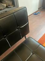 4 vintage eetkamerstoelen, Huis en Inrichting, Stoelen, Ophalen, Gebruikt, Zwart, Vier