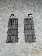 Set van 2 metalen hangrekken met haken, Huis en Inrichting, Ophalen, Gebruikt