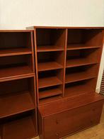 Teakhouten deens boekenkast , jaren 60, Ophalen, Gebruikt, Met deur(en), Design