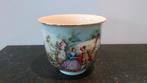 Vintage bloempot scene FRAGONARD Ø 26cm, Ophalen of Verzenden, Binnen