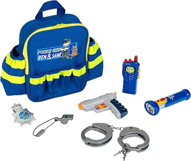 politierugzak politie accessoires speelgoed GRATIS LEVERING, Kinderen en Baby's, Speelgoed | Educatief en Creatief, Nieuw, Ontdekken