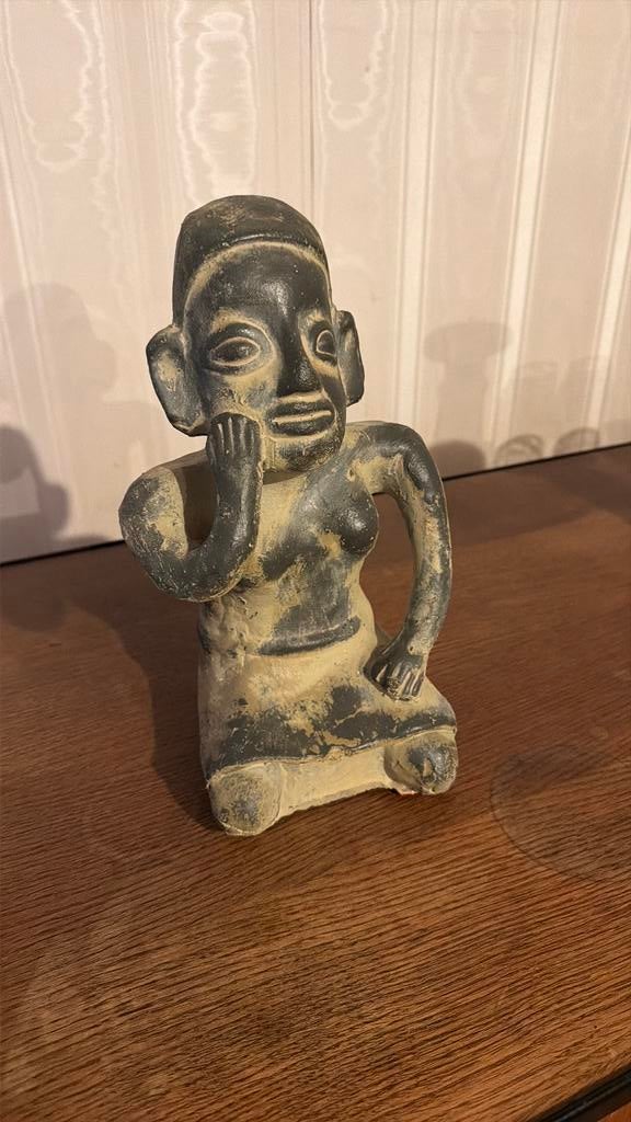 Terracotta beeld, Antiek en Kunst, Antiek | Keramiek en Aardewerk, Ophalen of Verzenden