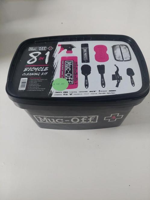 Muc-off 8 in 1 bicycle cleaning kit nieuw, Fietsen en Brommers, Fietsaccessoires | Fietsgereedschap, Nieuw, Overig gereedschap