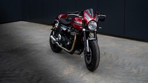 Triumph speed twin 1200cc "cafe racer" in unieke uitvoering, Motoren, Motoren | Triumph, Particulier, Naked bike, meer dan 35 kW
