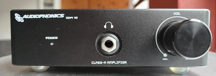 AUDIOPHONICS K214 V2 Klasse A stereo hoofdtelefoonversterker, Audio, Tv en Foto, Versterkers en Ontvangers, Gebruikt, Stereo, Verzenden