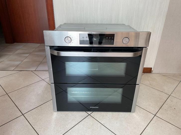 Four Samsung Dual Cook (Pyrolyse) encastrable, Elektronische apparatuur, Ovens, Gebruikt, Inbouw, Oven met grill, 45 tot 60 cm