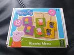 Peppa Pig houten memory spel, Comme neuf, Autres types, Enlèvement ou Envoi