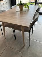 Eettafel met 4 stoelen, Huis en Inrichting, Tafels | Eettafels, Ophalen, Zo goed als nieuw