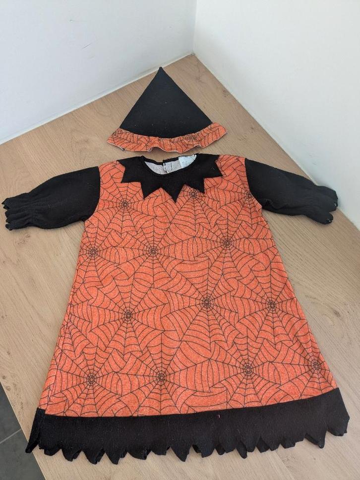 costume/carnaval - Sorcière taille 3 à 4 ans, Enfants & Bébés, Costumes de carnaval & Déguisements, Utilisé, Garçon ou Fille, 104 ou plus petit