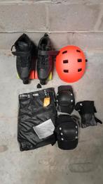 Rolschaatsen met helm en bescherming, Sport en Fitness, Skeelers, Verstelbaar, Nieuw, Inline skates 4 wielen, Dames