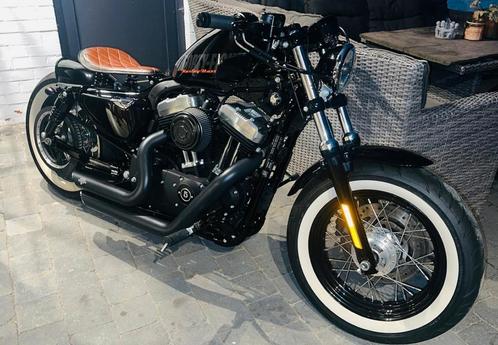 Harley-Davidson xl Forty Eight reeds blanco gvv omgebouwd!!!, Motoren, Motoren | Harley-Davidson, Bedrijf, Chopper, meer dan 35 kW
