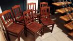 6 Antieke stoelen, Huis en Inrichting, Stoelen, Ophalen of Verzenden, Gebruikt