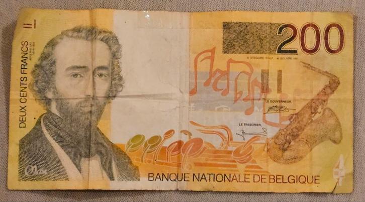 Billet belge de 200 francs
C'est une cloche, Timbres & Monnaies, Billets de banque | Belgique, Enlèvement ou Envoi
