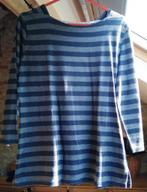 Saint-James marinières met donkerblauwe en lichtblauwe strep, Kleding | Dames, Verzenden, Zo goed als nieuw, Maat 42/44 (L), Blauw