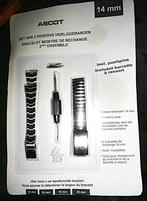 Set van 2 horlogebandjes, Ophalen of Verzenden, Nieuw, Zilver, Staal