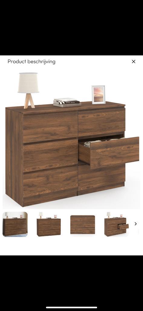 Commode splinternieuw in doos!, Huis en Inrichting, Kasten | Ladekasten, Nieuw, Minder dan 100 cm, 100 tot 150 cm, 25 tot 50 cm