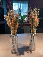 2 vases fleurs séchées, Huis en Inrichting, Woonaccessoires | Droogbloemen, Ophalen of Verzenden, Zo goed als nieuw