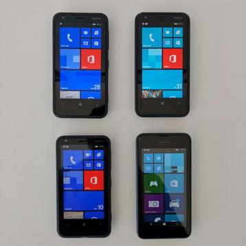 Nokia Lumia's - 4 stuks disponible aux enchères