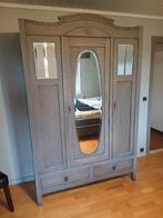 vitrinekast slaapkamer hoog en laag met extra kasten en lamp, Enlèvement