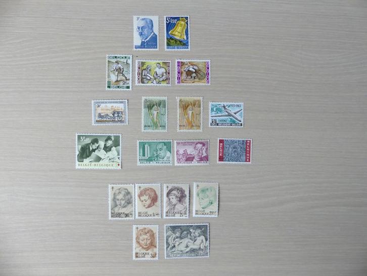 Postzegels België 1963, Postzegels en Munten, Postzegels | Europa | België, Europa, Postfris, Ophalen of Verzenden