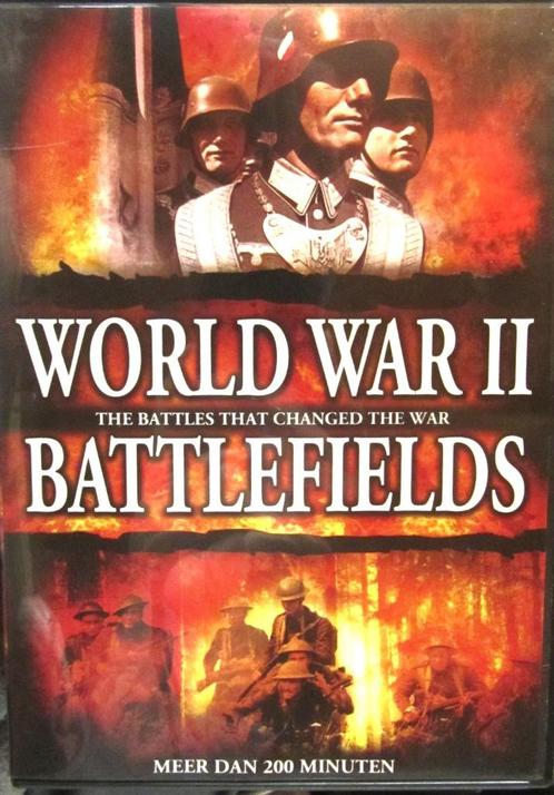 DVD OORLOG- WORLD WAR II BATTLEFIELDS, Cd's en Dvd's, Dvd's | Actie, Zo goed als nieuw, Oorlog, Alle leeftijden, Ophalen of Verzenden