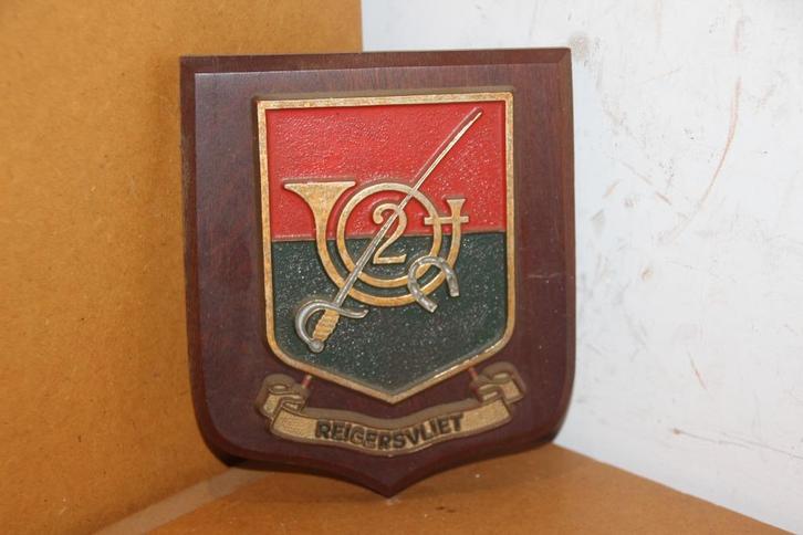 ABL Crest „2e Jagers te Paard”, Verzamelen, Militaria | Algemeen, Landmacht, Embleem of Badge, Verzenden