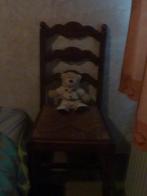 2 stoelen met rieten zitting, Antiek en Kunst, Ophalen