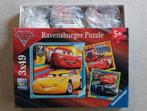 Puzzel Ravensburger Cars - 3x49 stukjes (5+) compleet, Kinderen en Baby's, Speelgoed | Kinderpuzzels, 10 tot 50 stukjes, Gebruikt