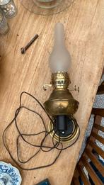 Antieke koperen hanglamp, Ophalen