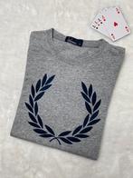 T-shirt Fred Perry, Porté, Taille 46 (S) ou plus petite, Gris, Fred Perry