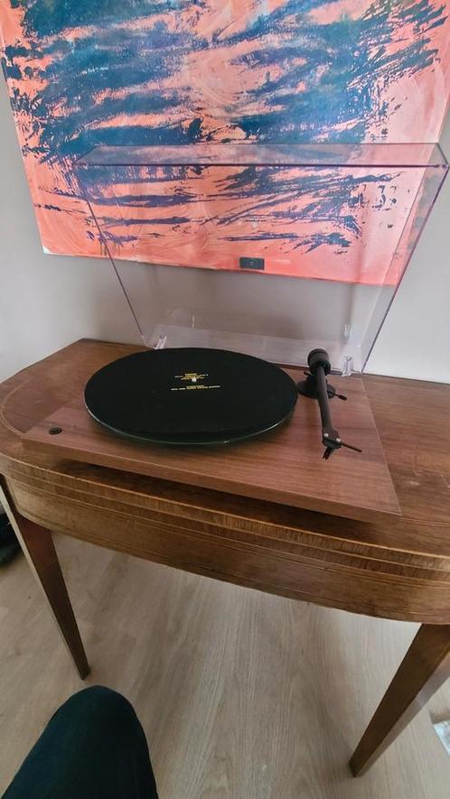 PRO-JECT T1 PHONO  SB OM 5 Walnut, TV, Hi-fi & Vidéo, Tourne-disques, Comme neuf, Enlèvement ou Envoi